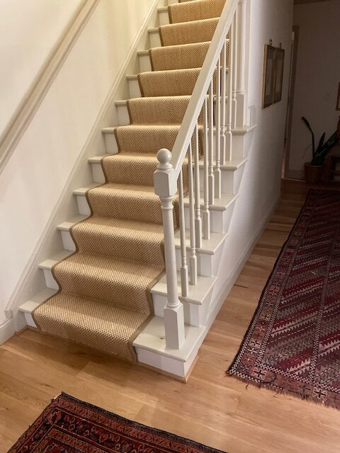 A Fresh Look for a High-Traffic Space: DIY Stair Runner Success